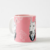 Stier-Terrier Tasse (Vorderseite Links)