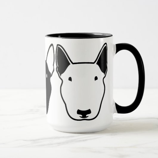 Stier-Terrier-Tasse Tasse (Rechts)