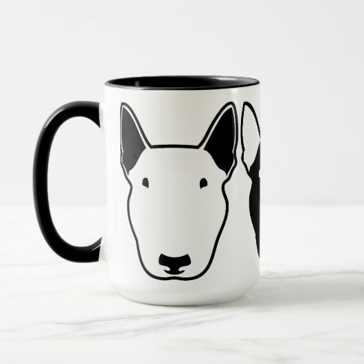 Stier-Terrier-Tasse Tasse (Links)
