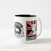Stier-Terrier-Tasse Zweifarbige Tasse (VorderseiteRechts)