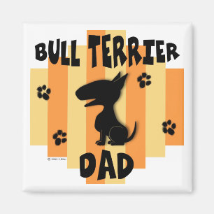 Stier-Terrier-Vater-Magnet Magnet