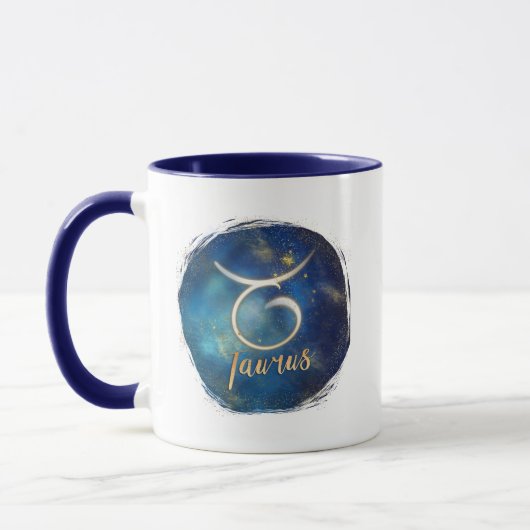 Stier-Tierkreis-astrologische Tasse (Links)