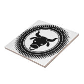 Stier-Tierkreis-Zeichen Fliese (Seite)