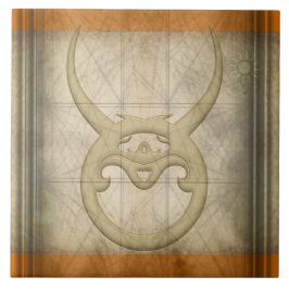 Stier-Tierkreis-Zeichen Fliese