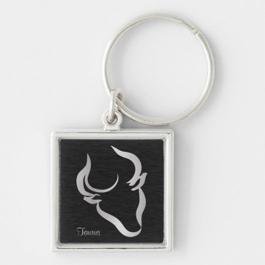 Stier-Tierkreis-Zeichen Schlüsselanhänger (Vorne)