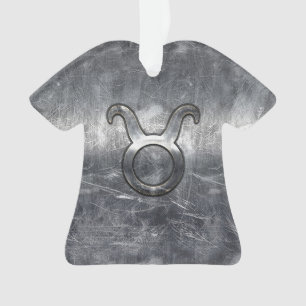 Stier-Tierkreis-Zeichen-Schmutz beunruhigte Ornament