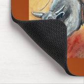 Stier und Reiter Mousepad (Ecke)