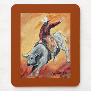 Stier und Reiter Mousepad