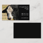 Stier-Vieh Visitenkarte (Vorne/Hinten)