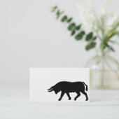 Stier Visitenkarte (Stehend Vorderseite)