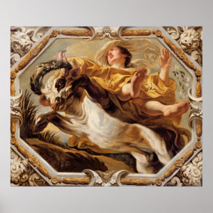 Stier, von den Zeichen des Tierkreises Poster