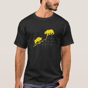 Stier vs Bär I Shares Aktienmarkt Etf Kapital Zip T-Shirt