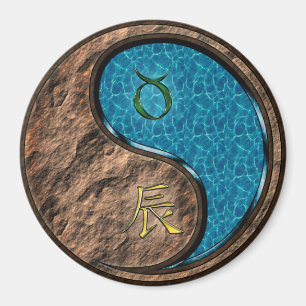 Stier & Wasser-Drache Magnet
