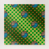 Stier & Wasser-Drache Puzzle (Horizontal)