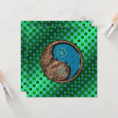 Stier & Wasser Hund Karte (Vorderseite/Rückseite Beispiel)