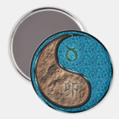 Stier & Wasser Kaninchen Magnet (Vorderseite/Rückseite)