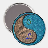 Stier & Wasser Ochse Magnet (Vorderseite/Rückseite)