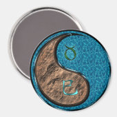 Stier & Wasser Schlange Magnet (Vorderseite/Rückseite)