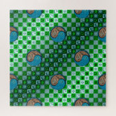 Stier & Wasser Schlange Puzzle (Horizontal)