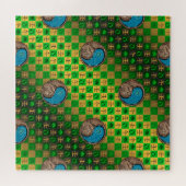 Stier & Wasserpferd Puzzle (Horizontal)