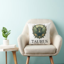 Stier-Zodiac Vintage Art Nouveau Bulle