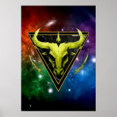 Stier Zodiaque Geschenk Astrologie Poster (Vorne)