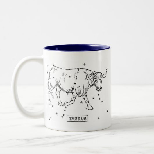 Stier Zweifarbige Tasse (Links)