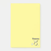 Stierchromsymbol Post-it Klebezettel (Vorderseite)
