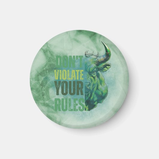 Stierdesign | Erinnerung | Motivation Magnet (Vorne)