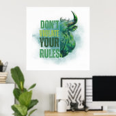 Stierdesign | Erinnerung | Motivation Poster (Heimbüro)