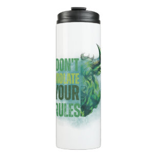 Stierdesign Erinnerung Motivation Thermosbecher
