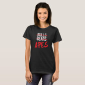 Stiere Bären Affen T-Shirt (Vorne ganz)