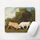 StiereFighting Georges Stubbs |, 1786 (Öl auf Mousepad (Mit Mouse)
