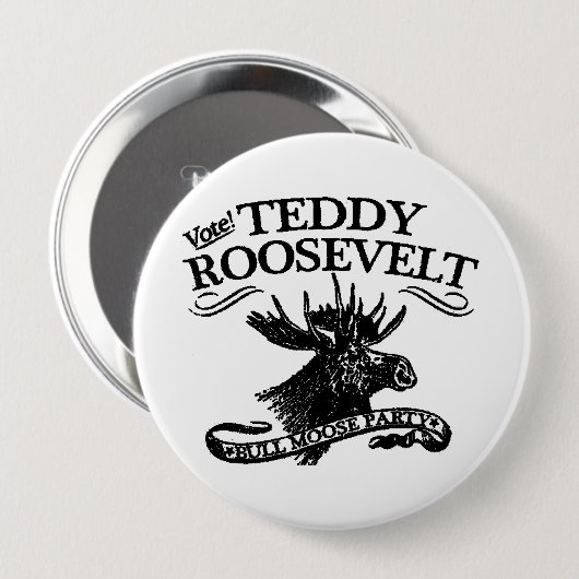 Stierelch-Partyknopf Button (Vorne & Hinten)