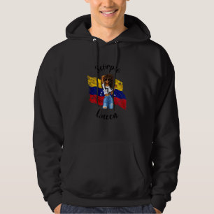 Stierfrau venezolanische Skorpion-Königin Afro Afr Hoodie