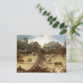 Stierkampf in einem geteilten Ring Francisco José  Postkarte (Stehend Vorderseite)