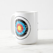 Stierkampf-Zieldesign beeinträchtigt Effekt Kaffeetasse (Vorderseite Links)