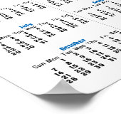 Stierkampfcharakter Poster (Ecke)