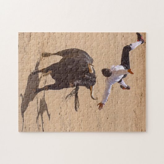 Stierkämpfer Madrid. Puzzle (Horizontal)