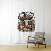 Stierschädel Halloween Kuh Wandteppich (Beispiel)