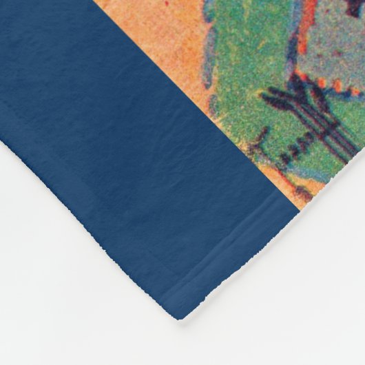 Stierstille Fleecedecke (Ecke)