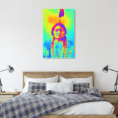 Stierstille Leinwanddruck (Insitu (Schlafzimmer))