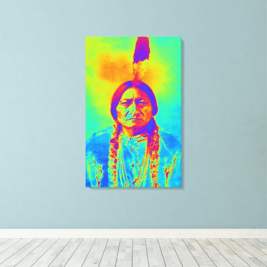 Stierstille Leinwanddruck (Insitu (Holzboden))