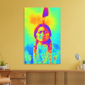 Stierstille Leinwanddruck (Insitu (Wohnzimmer))