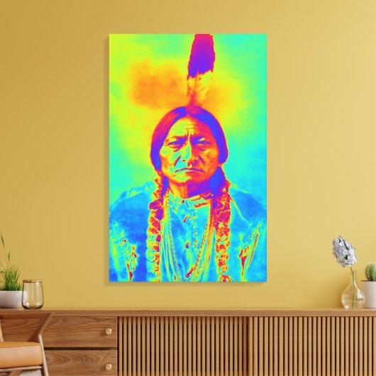 Stierstille Leinwanddruck (Insitu (Wohnzimmer))