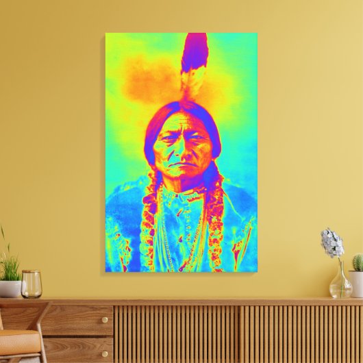 Stierstille Leinwanddruck (Insitu (Wohnzimmer))