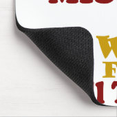 Stierterrier-u. -Ehefrau-vermisste Belohnung für Mousepad (Ecke)