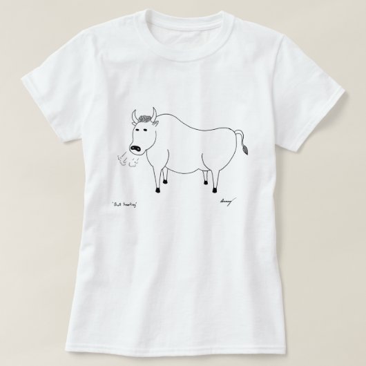 Stiervolkskunst-Shirts T-Shirt (Design vorne)