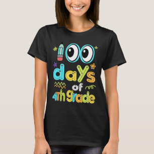 Stift 100 Tage 4. Klasse 100. Tag der Schule G T-Shirt