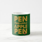 Stift-Ananas-Apple-Stift-Halter - lustige PPAP Kaffeetasse (Mittel)
